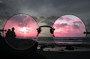 Rose-coloured glasses